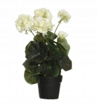 Dirbtinė dekoratyvinė gėlė juodame vazone 35 cm 1 vnt., 35x25x25 cm