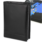 Vyri&scaron;ka odinė piniginė Itali&scaron;ka natūralios odos piniginė Premium Classic Rfid Baltimore G05