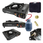 Dujinė viryklė Happy Home, su lagaminu