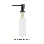 Matinis juodas muilo dozatorius virtuvei, 350 ml