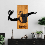 Pakabinama dekoracija Banksy Flower Thrower, 1 vnt.