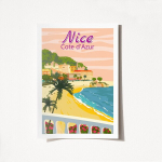 Reprodukcija Nice Cote D'Azur - 1997