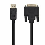 KABELIS KONVERTERIS AISENS DISPLAYPORT Į DVI DP-M-DVI-M JUODAS 3.0M