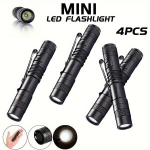 Mini LED prožektorių rinkinys su segtuku, 4 vnt.