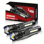 LED taktinis žibintuvėlis žygiams, 2vnt