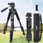 Stovas Fotoaparatų trikojis, 139.7cm stovas filmavimui ir vlogams.