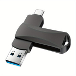 USB laikmena 2-in-1 USB 3.0 atmintinė,  Juoda