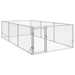 Lauko voljeras &scaron;unims su durimis, 2x4x1m, plienas