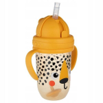 Gertuvė su &scaron;iaudeliu Canpol Babies Babiesboo Cheetach, 6+ mėn, 270 ml