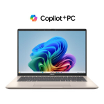 Ne&scaron;iojamas kompiuteris Asus VivoBook 14 X1407QA 14" WUXGA IPS Snapdragon X1-26-100 16GB 512GB Win11H (Platinum Gold) X1407QA-LY045W