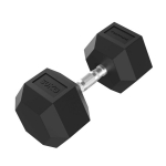 Sporto prekės, TUNTURI Platinum, &scaron;e&scaron;iakampės formos guminiai hanteliai, 30 kg, 1 vnt.