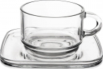 Puodelis su lėk&scaron;tute stiklinis LAV 250 ml 6 vnt.