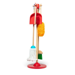 Medinis valymo rinkinys vaikams Melissa & Doug Dust, Sweep & Mop