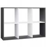 Lentyna Top E Shop Malax, balta/juoda