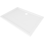 Du&scaron;o padėklas Mexen Flow Slim, stačiakampis, 80 x 110 cm, White gloss