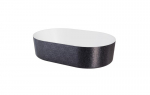 Praustuvas Besco Lova Glam Graphite, 34 x 53 x 13 cm