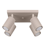 Sollux Lighting lubinis &scaron;viestuvas Karbon 4, taupe spalvos