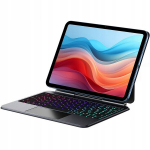 Dux Ducis (MK serijos) klaviatūros dėklas skirtas iPad 10" (2022) iPad 11" (2025) - juodas