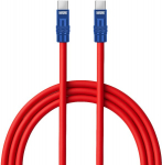 Newell Usb-c - Usb-c 100w 2m raudonai-granato spalvos kabelis