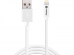Sandberg 440-75 USB-A į Lightning sinchronizavimo ir įkrovimo kabelis, 1 m, baltas