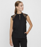 Vero Moda naiste top 10226072*04, juoda 5714505099609