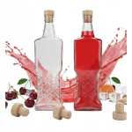Stiklinė "ukrainka" 500ml su kam&scaron;čiu &ndash; naminiams gėrimams