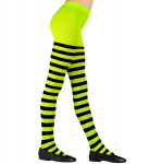 GREEN/BLACK STRIPED PANTYHOSE 70 DEN