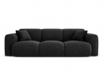 Trivietė sofa Micadoni Nolio, Black