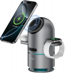 4smarts Chargebot Sound Qi2 belaidė įkrovimo stotelė, pilka