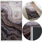 Agat pilkas dekoratyvinis kilimas 80x140 cm