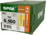 Spax 6x160mm medvaržčiai medienai, 100 vnt.