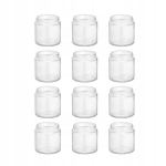 Stiklinis indelis žvakėms 120ml, 12 vnt. rinkinys