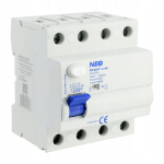 4-polio 40a 30ma Ac tipo Rcd/40a/4p diferencialinis jungiklis