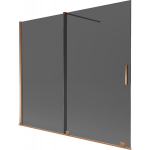 Vonios sienelė Mexen Velar, 180 x 150 cm, Rose gold/Graphite