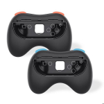 Manette Joy-Con - FREAKS & GEEKS - Grips f&uuml;r Joy-Con Switch 2 - Ergonomi&scaron;ki - Juoda - Optimalus Komfortas