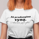 Moteri&scaron;ki mar&scaron;kinėliai "A&scaron; pradanginu vyną", Oranžinė