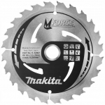 Makita Mforce pjūklų diskas 165x20mm, 24 dantys, medienai