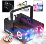 Dūmų generatorius 3in1 su Led Rgb ir diskotekos kamuoliu, 600w