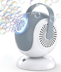 Automatinis 360&deg; Besisukantis Muilo Burbulų Generatorius Bubble Blaster Baltas/Pilkas