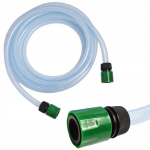 Siurbimo Žarna 10 m 1/2 &ndash; Skaidrus PVC, Slėgis 21 bar, 2 Greito Jungimo Komplektas