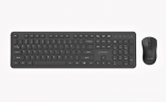 Gembird Klaviatūra ir pelė KBS-WPS-01, 2.4GHz, 105 klavi&scaron;ai, 3 mygtukai, juoda, USB nano imtuvas, multimedijos mygtukai