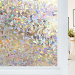 Vitražo langų plėvelė vaivoryk&scaron;tė be klijų 44x200 cm 1 vnt