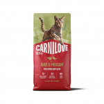 CARNILOVE ACTIVE Cat Duck & Pheasant Sterilised sausas pa&scaron;aras katėms 6 kg