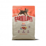 CARNILOVE TRUE FRESH Cat Dry Beef for Kittens sausas pa&scaron;aras kačiukams 2 kg