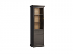 Vitrina Lucca W2D1S, juoda