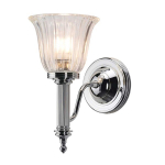 Elstead Lighting sieninis &scaron;viestuvas Carroll Bath-Carroll1-PC, sidabrinės spalvos