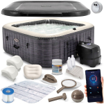 Pripučiama SPA su hidromasažu 6 asmenims INTEX 28452 /28452NP LED