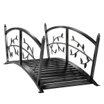 Sodo tiltelis 120x51x47 cm Juodas metalas