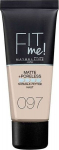Skystas makiažo pagrindas Maybelline New York Fit Me! Matte & Poreless 30 ml, 97 Natural Porcelain