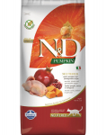 Farmina N&D Pumpkin Neutered sausas maistas katėms su pauk&scaron;tiena, moliūgais ir granatais, 5 kg